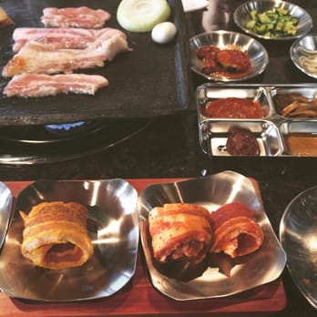 Four Plus 3 Korean BBQ - Four plus 3 pork combo, worth a try! - Korean Near Me - Eugene, Oregon