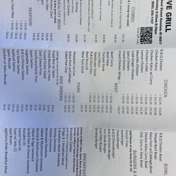 I Love Grill - Menu - Pan Asian Near Me - Honolulu, Hawaii