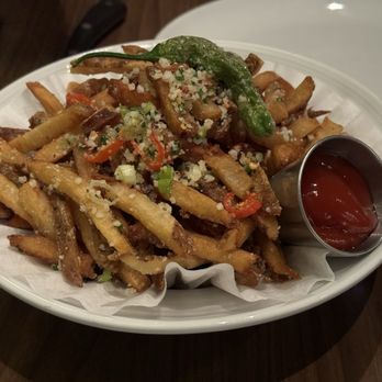 1776 Morristown - Hipster Fries - shishito peppers, bacon, parmesan - Bars Near Me - Morristown, New Jersey