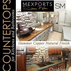Mexports By Susana Molina - Countertops#
Hammer Copper Counter Tops#
Oxidized Hammered# Copper
Luxury Furnishings#