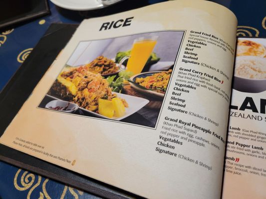 Menu photo 4 ThairoomGrand Toronto, ON