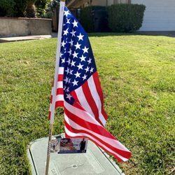 SunnyDee's Ice Cream Truck - Neighborhood Flags donated by James Festini, Realtor for the bike parade, Memorial and 4th of July holidays.