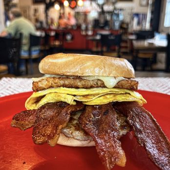 Oma's Waffle Diner - Big R Bagel Sandwich - Breakfast & Brunch Near Me - Greenwich, Ohio Oma's Waffle Diner - Big R Bagel Sandwich - Breakfast & Brunch Near Me - Greenwich, Ohio