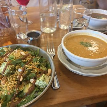 Moosewood Restaurant - Corn soup and salad - New American Near Me - Ithaca, New York Moosewood Restaurant - Corn soup and salad - New American Near Me - Ithaca, New York