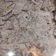 Photo of Mom's Spaghetti - Detroit, MI, United States. photocopies of scribbles from lose yourself