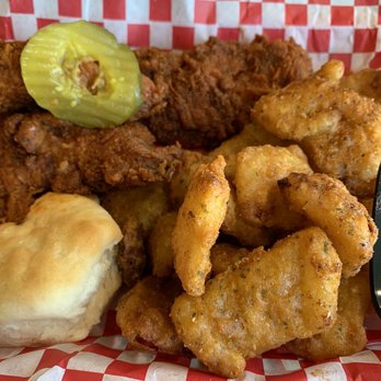 Nashville Hot Chicken - Nashville Hot Tenders and Hot Onion Pedals - Chicken Shop Near Me - Victor, New York