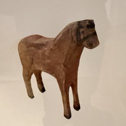 Muzeum Etnograficzne - In 1971 this toy horse was made by hand by Franciszek Gruszka, then a third-class pupil.
