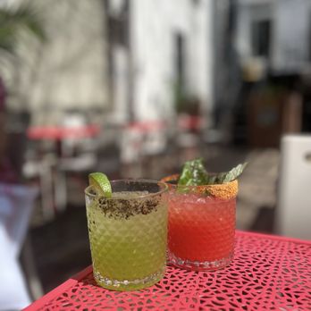 Ruta Oaxaca Mexican Cuisine - Watermelon and Serrano cucumber margaritas - Mexican Near Me - Brooklyn, New York Ruta Oaxaca Mexican Cuisine - Watermelon and Serrano cucumber margaritas - Mexican Near Me - Brooklyn, New York