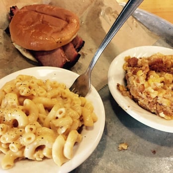City Barbeque - I should've taken a pic before I started eating lol! Brisket, mac n cheese and cornbread pudding - Barbeque Near Me - Indianapolis, Indiana