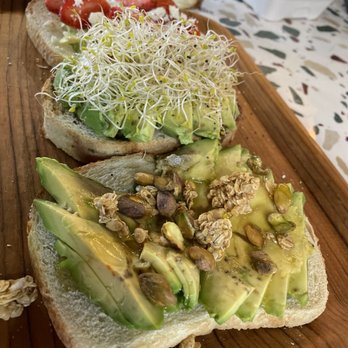 Peace On Earth Coffee - Avocado Toast Plate - Coffee & Tea Near Me - Riverton, Utah