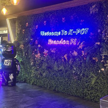 KPOT Korean BBQ & Hot Pot - Entrance to take cool pics by.. - Korean Near Me - Brandon, Florida
