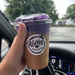 Paradise Cold Brew with Ube Cold Foam. Paradise Cold Brew with Ube Cold Foam.