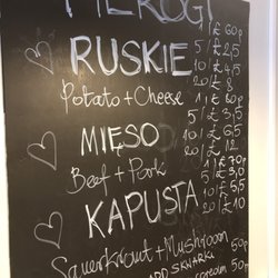Pierogi - Menu