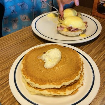 IHOP - Classic Eggs Benedict w/ pancakes - American Near Me - Lebec, California