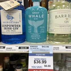 Virginia ABC Store - Trying a new Gin! Supposed to be the bomb and handcrafted in Cali :)