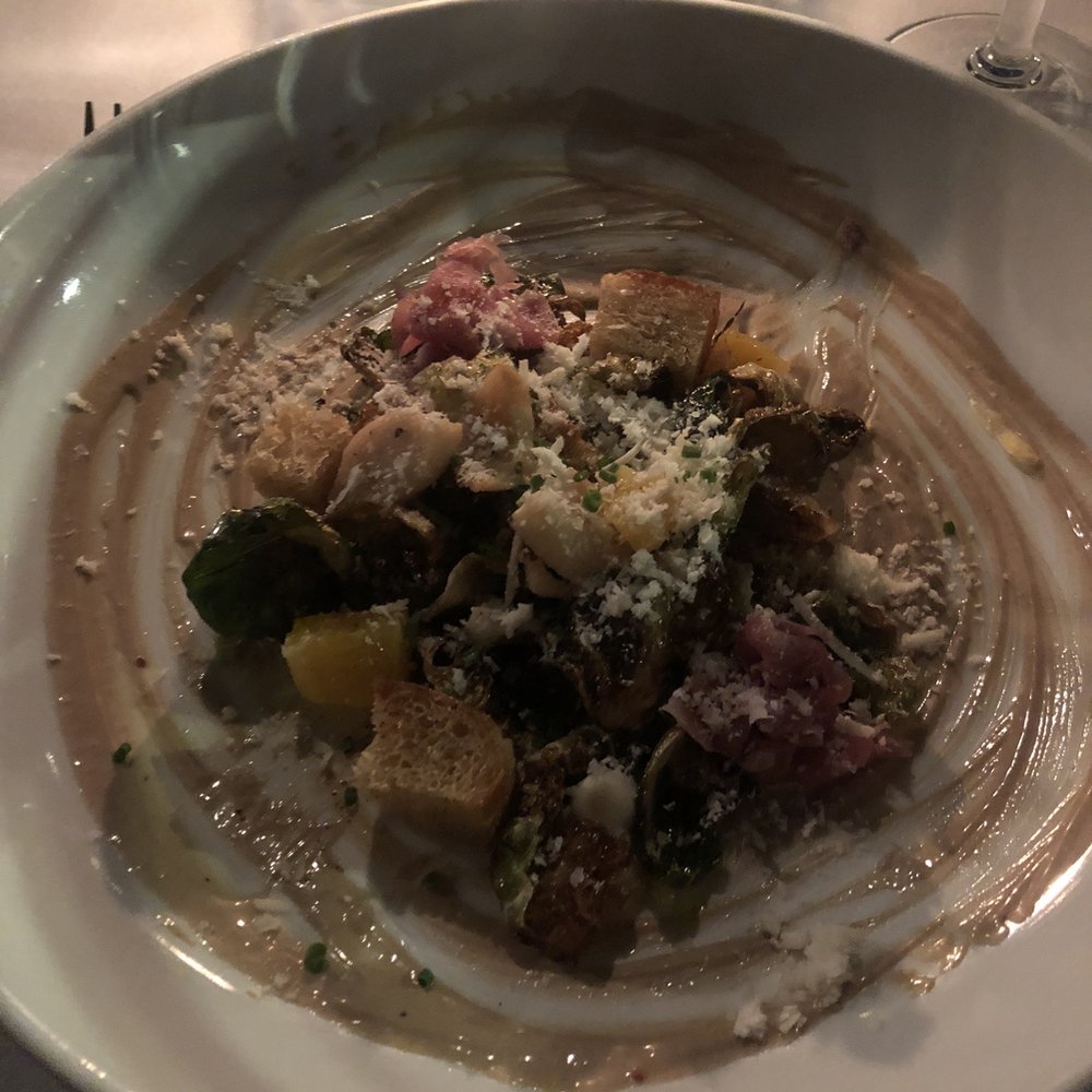 St John's Restaurant - Brussel salad.  Yaaasssss - New American Near Me - Chattanooga, Tennessee
