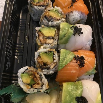 Ninja Sushi - Eel roll (missing pieces) 6$ and hero roll 13$. - Japanese Near Me - Colesville, Maryland Ninja Sushi - Eel roll (missing pieces) 6$ and hero roll 13$. - Japanese Near Me - Colesville, Maryland