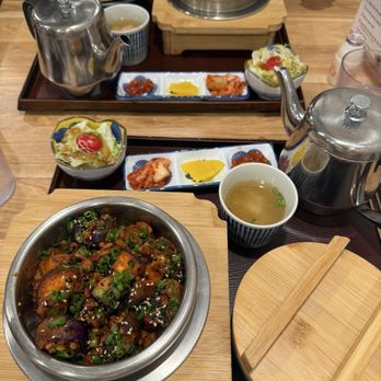 Damsot - Spicy eggplant pot rice - Korean Near Me - Los Angeles, California Damsot - Spicy eggplant pot rice - Korean Near Me - Los Angeles, California