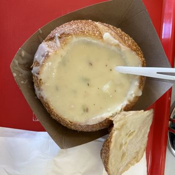 Chowders - Clam Chowder Sourdough Bowl - Seafood Near Me - San Francisco, California Chowders - Clam Chowder Sourdough Bowl - Seafood Near Me - San Francisco, California