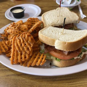 The Place - BLT - avocado in the side- upgraded to the sweet potato fries.... These were FIRE! - Breakfast & Brunch Near Me - Glendale, Arizona The Place - BLT - avocado in the side- upgraded to the sweet potato fries.... These were FIRE! - Breakfast & Brunch Near Me - Glendale, Arizona
