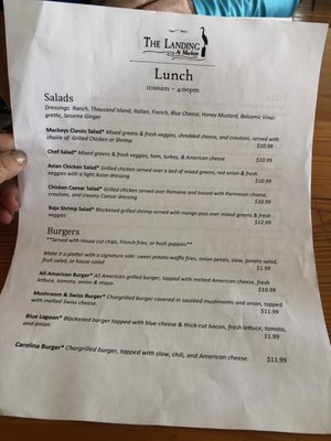Menu photo 3 The Landing At Mackey’s Roper, NC