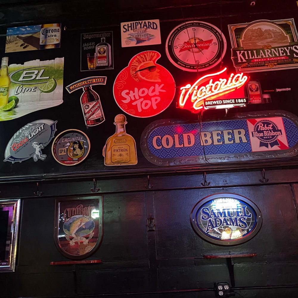 ABG's Libation Emporium - a variety of beer signs - Dive Bars Near Me - Provo, Utah