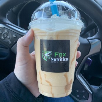 Fox Nutrition - Banana peanut butter shake - Coffee & Tea Near Me - Caddo Mills, Texas Fox Nutrition - Banana peanut butter shake - Coffee & Tea Near Me - Caddo Mills, Texas