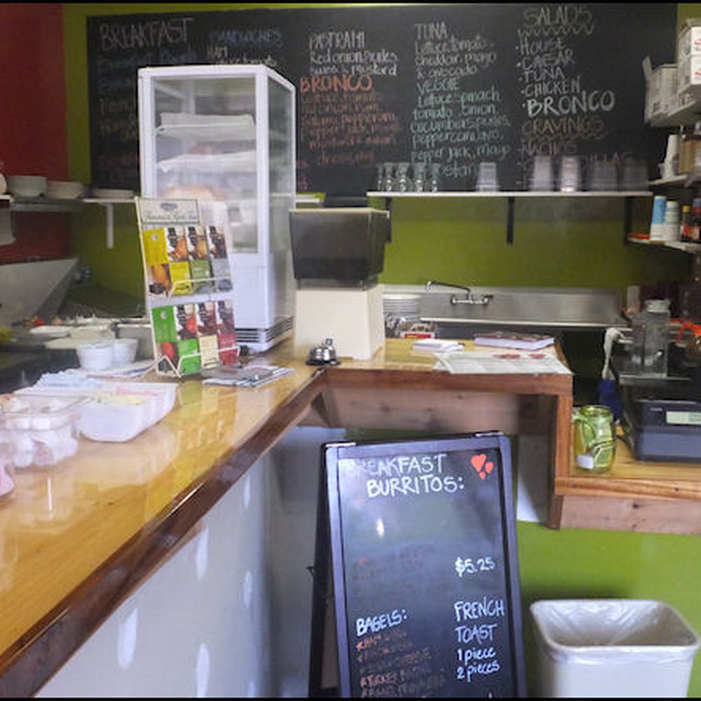 Bronco's Deli - As you enter the restaurant from the Warren St. entrance - you can enter through the Academy Ave. entrance, and the dining room, if you pref - Delis Near Me - Bishop, California