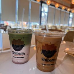 Strawberry matcha Biscoff latte Strawberry matcha Biscoff latte