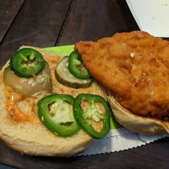 BurgerFi - Spicy Chicken Sandwich - Burgers Near Me - Columbia, Maryland