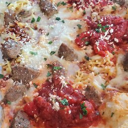 Spaghetti and Meatballs Pizza Spaghetti and Meatballs Pizza