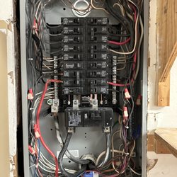 AES Affordable Electrical Services - 200amp main breaker panel replacement with Generac home generator