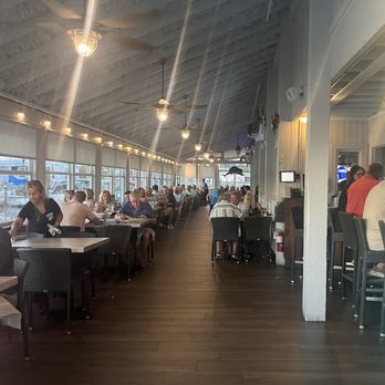 Dockside Waterfront Grill - Inside patio - Seafood Near Me - Venice, Florida