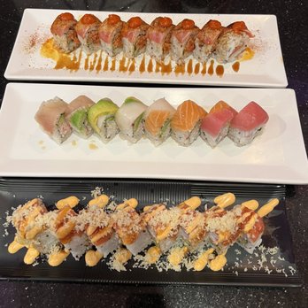 Crazy Tuna - Cajun Garlic Tuna Roll, Rainbow Roll and Firecracker Roll - Japanese Near Me - Chandler, Arizona Crazy Tuna - Cajun Garlic Tuna Roll, Rainbow Roll and Firecracker Roll - Japanese Near Me - Chandler, Arizona