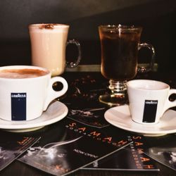 Samah Hookah Lounge - Cappuccino, frappuccino,  espresso... whatever you need to keep you smokin' :)