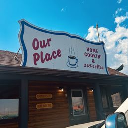 Front sign. Front sign.