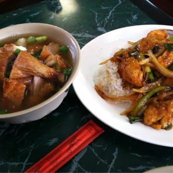 Tasty Wok - Roast Duck Egg Noodle Soup & Fish Filet with Black Bean Sauce! - Cantonese Near Me - Orlando, Florida