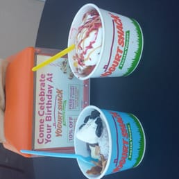 two cups of yogurt