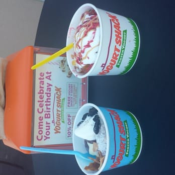 Yogurt Shack - two cups of yogurt - Ice Cream & Frozen Yogurt Near Me - Yakima, Washington
