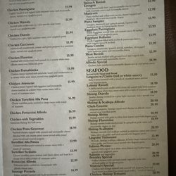 Venecia - Menu