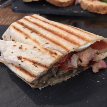 Giro - Half of a breakfast burrito - Cafes Near Me - Esher, SRY Giro - Half of a breakfast burrito - Cafes Near Me - Esher, SRY