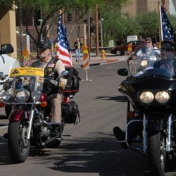 American Legion Post No 6 - Legendary Run Flag Lead