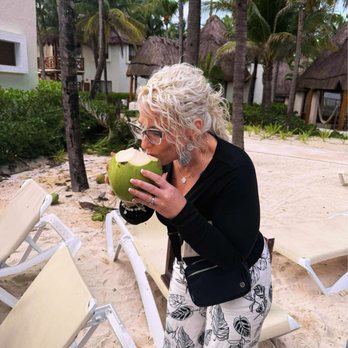 Mahekal Beach Resort - Staff literally chopped open a coconut for us - Resorts Near Me - Playa del Carmen, ROO Mahekal Beach Resort - Staff literally chopped open a coconut for us - Resorts Near Me - Playa del Carmen, ROO