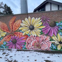 Floral Garden Mural