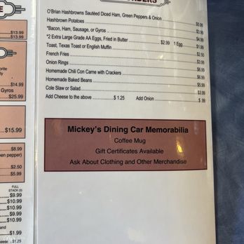 Mickey's Diner - Menu - Diners Near Me - Saint Paul, Minnesota