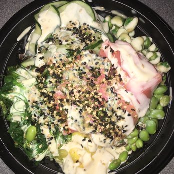 Lei'd Island Kitchen - My custom Poke Build Your Own Bowl - Hawaiian Near Me - Vienna, Virginia Lei'd Island Kitchen - My custom Poke Build Your Own Bowl - Hawaiian Near Me - Vienna, Virginia