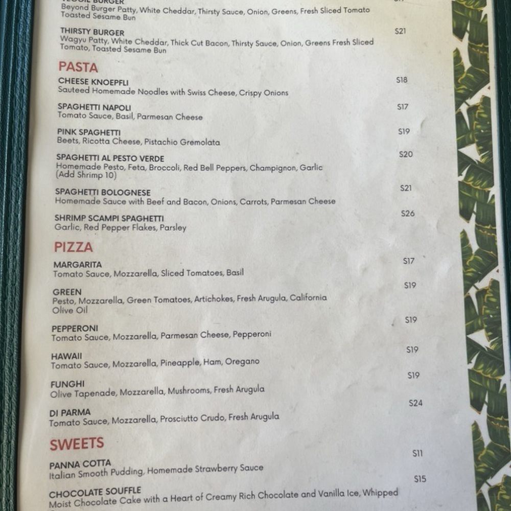 The Thirsty Palms - Menu: Oct. 2024 - Bars Near Me - Palm Springs, California The Thirsty Palms - Menu: Oct. 2024 - Bars Near Me - Palm Springs, California
