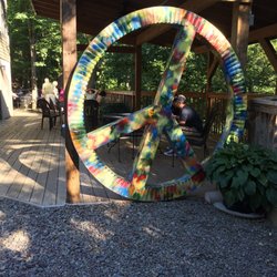 Long Trout Winery - Outside deck
