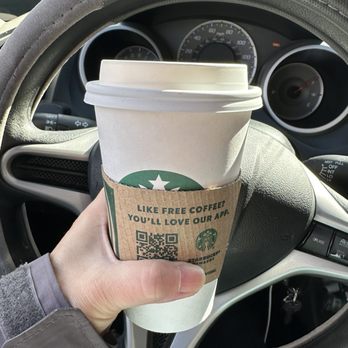 Starbucks - Hot white chocolate for the road! - Coffee & Tea Near Me - Puyallup, Washington Starbucks - Hot white chocolate for the road! - Coffee & Tea Near Me - Puyallup, Washington