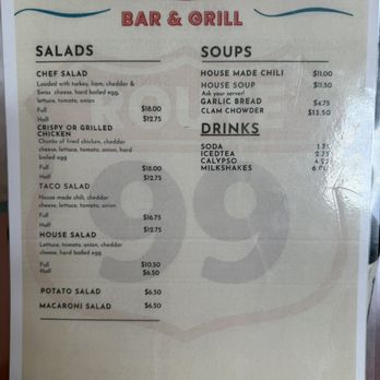 The Last Stand - Menu (back) - Burgers Near Me - Willows, California
